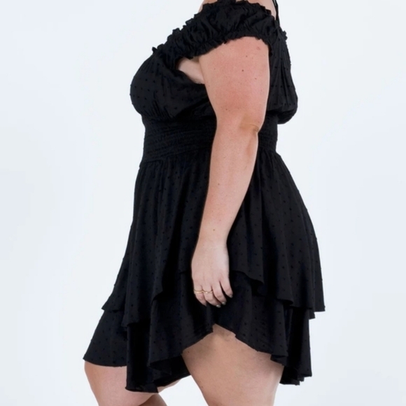 💘 Princess Polly Love Galore Romper Black Curve - Picture 2 of 9